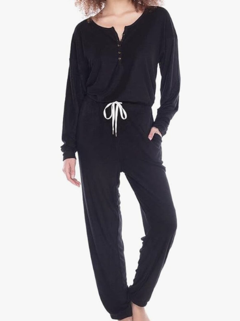 NWT Honeydew Weekend Vibes Jumpsuit, Black Size Small